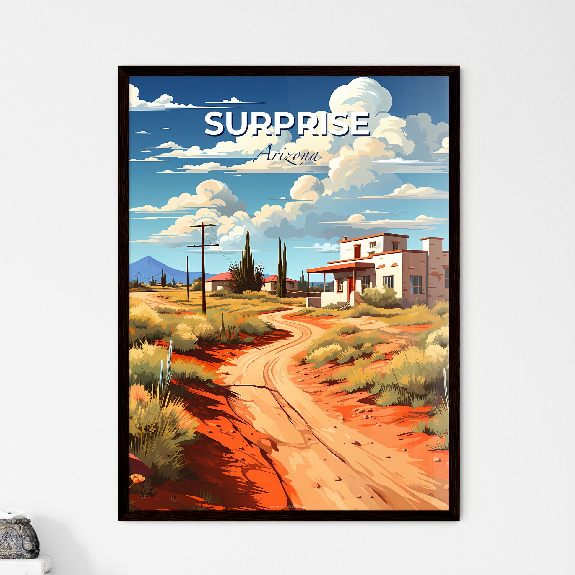 Surprise, Arizona, A Poster of a dirt road leading to a house Default Title