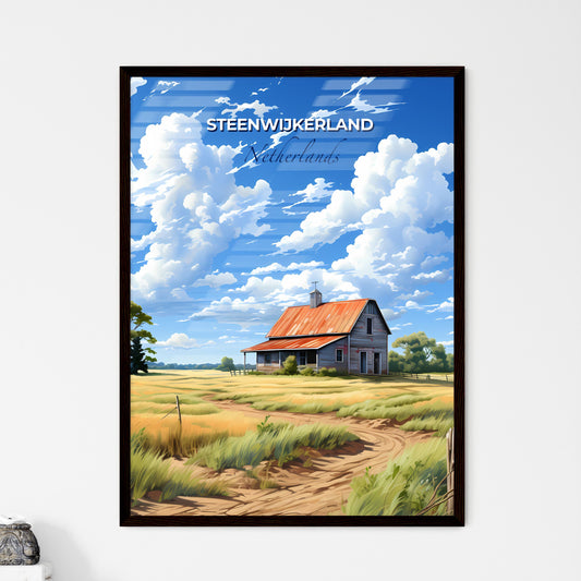 Steenwijkerland, Netherlands, A Poster of a house in a field Default Title