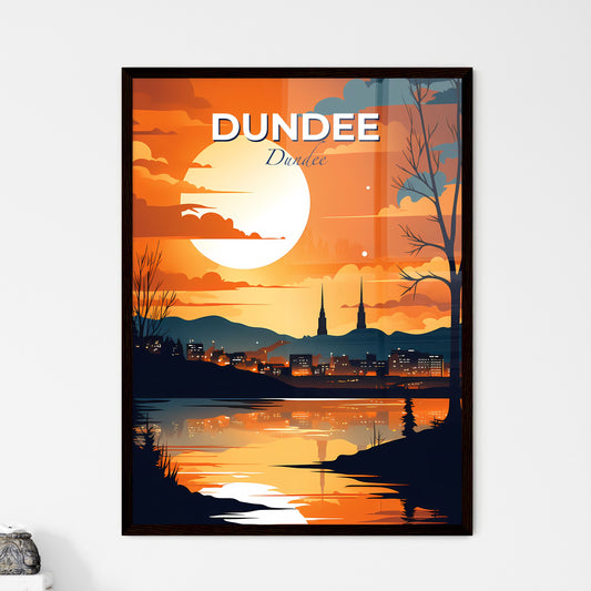 Dundee, Dundee, A Poster of a sunset over a city Default Title