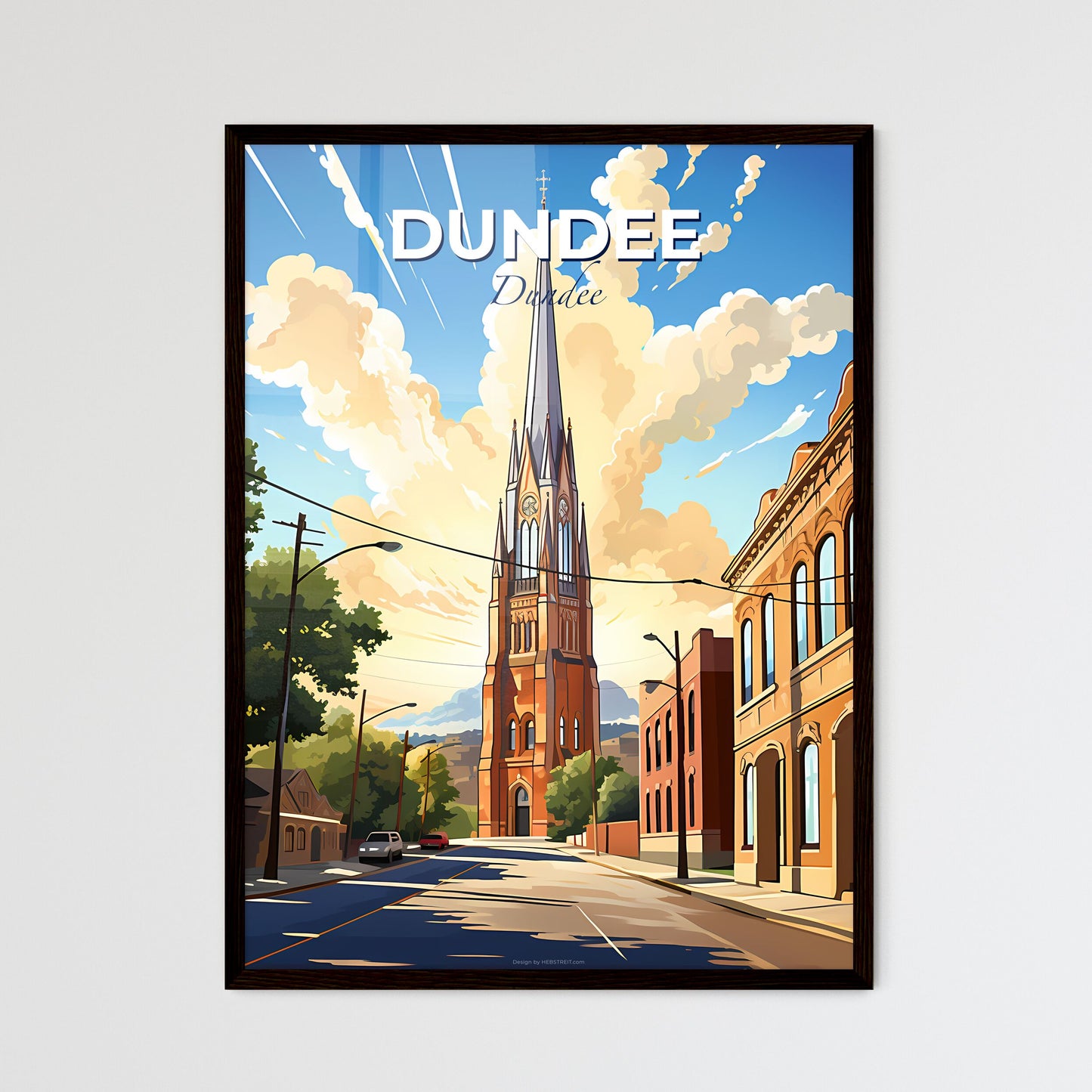Dundee, Dundee, A Poster of a tall tower in a city Default Title