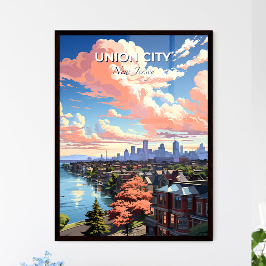 Union City, New Jersey, A Poster of a city by a body of water Default Title