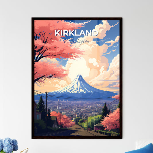 Kirkland, Washington, A Poster of a mountain in the distance Default Title