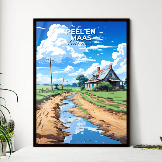 Peel En Maas, Netherlands, A Poster of a house on a dirt road Default Title