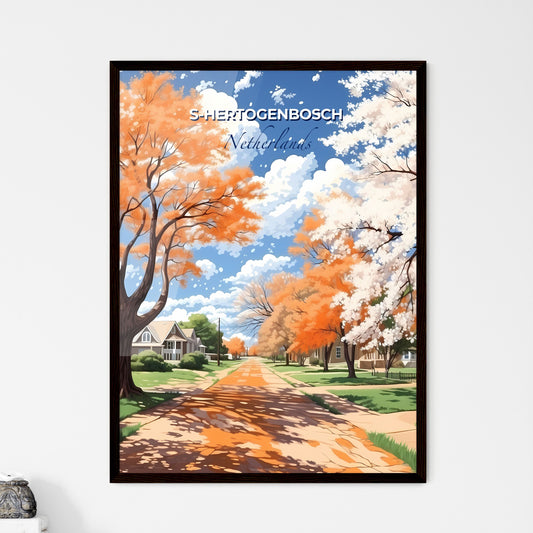 S-Hertogenbosch, Netherlands, A Poster of a lively and colourful cityscape Default Title