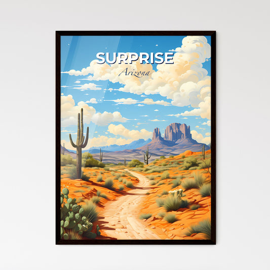 Surprise, Arizona, A Poster of a dirt road through a desert Default Title