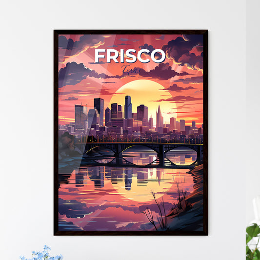 Frisco, Texas, A Poster of a sunset over a city Default Title