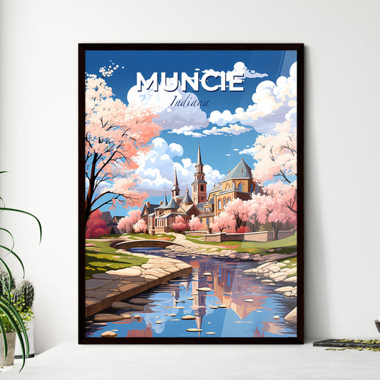 Muncie, Indiana, A Poster of a river running through a town Default Title