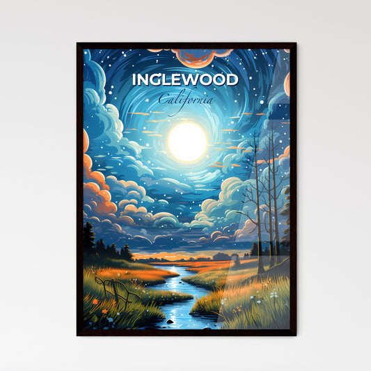 Inglewood, California, A Poster of a river running through a forest Default Title