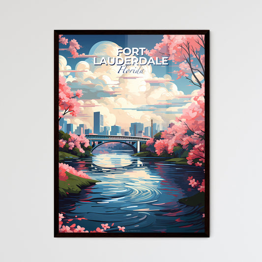 Fort Lauderdale, Florida, A Poster of a lively and colourful cityscape Default Title