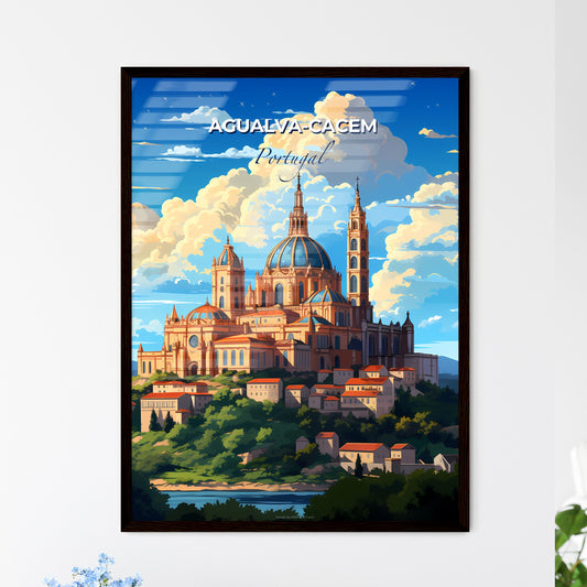 Agualva-Cacem, Portugal, A Poster of a building on a hill Default Title