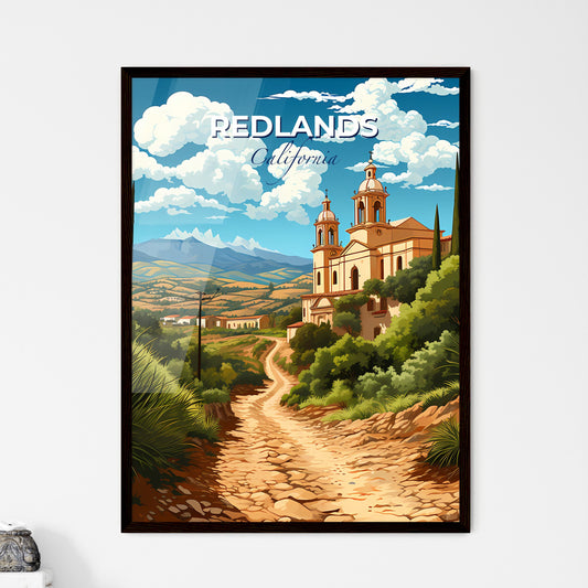Redlands, California, A Poster of a dirt road leading to a building Default Title