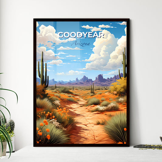 Goodyear, Arizona, A Poster of a dirt road through a desert Default Title