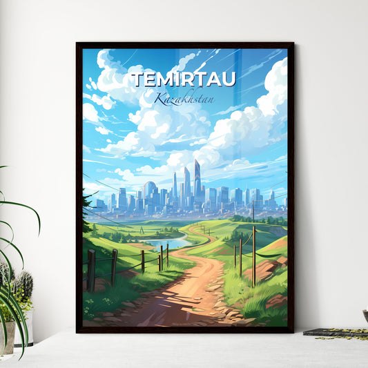 Temirtau, Kazakhstan, A Poster of a road leading to a city Default Title