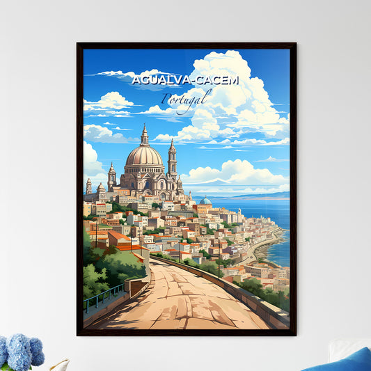 Agualva-Cacem, Portugal, A Poster of a city by the water Default Title
