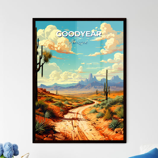 Goodyear, Arizona, A Poster of a dirt road through a desert Default Title