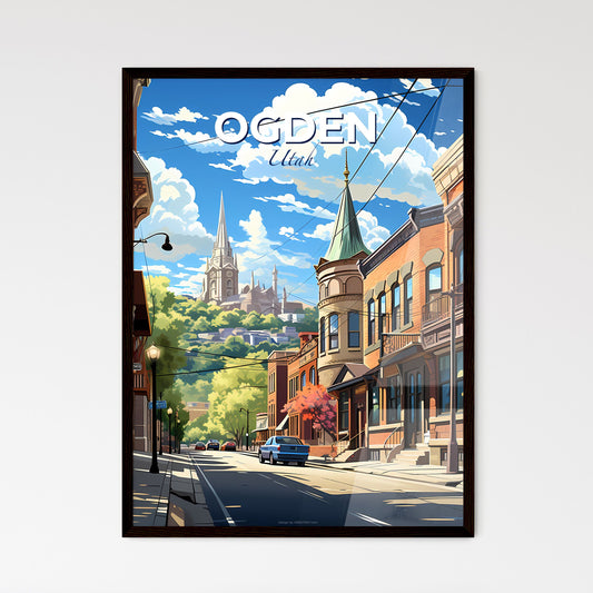 Ogden, Utah, A Poster of a street with cars and buildings on the side Default Title