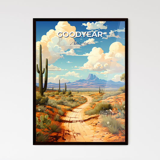 Goodyear, Arizona, A Poster of a dirt road through a desert Default Title
