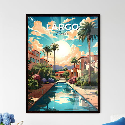 Largo, Florida, A Poster of a pool in a tropical area Default Title