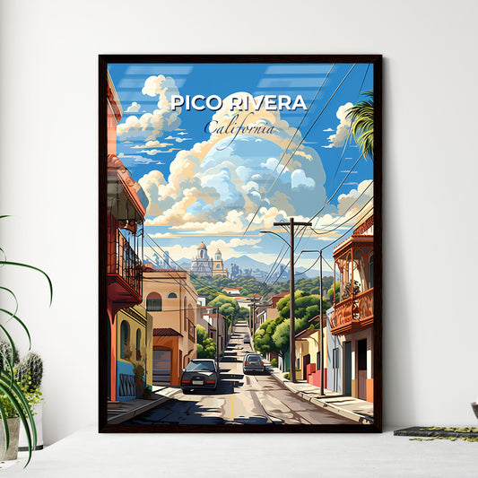 Pico Rivera, California, A Poster of a street with cars and buildings Default Title
