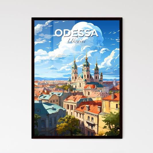 Odessa, Ukraine, A Poster of a city with a large building Default Title