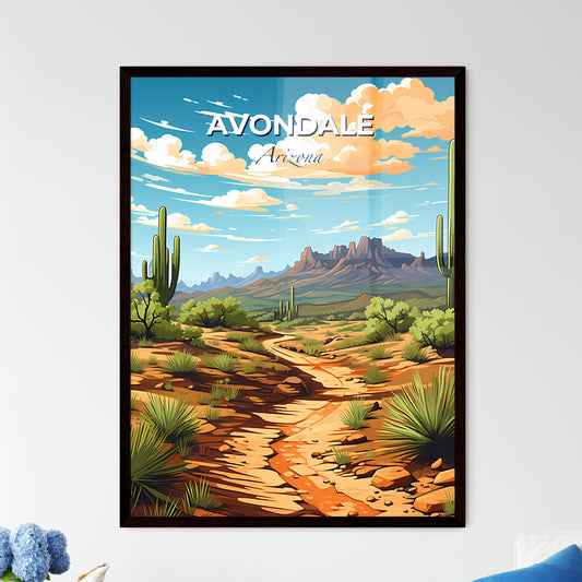 Avondale, Arizona, A Poster of a dirt road through a desert Default Title