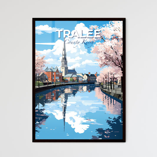 Tralee, County Kerry, A Poster of a water canal with trees and buildings in the background Default Title