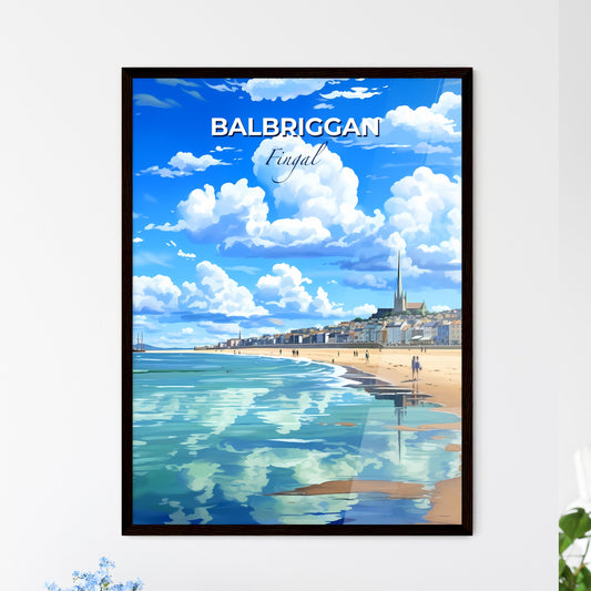 Balbriggan, Fingal, A Poster of a beach with buildings and water Default Title
