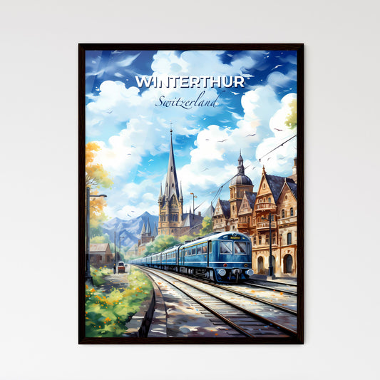 Winterthur, Switzerland, A Poster of a train on the tracks Default Title