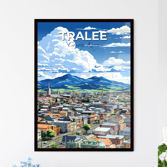 Tralee, County Kerry, A Poster of a city with mountains in the background Default Title