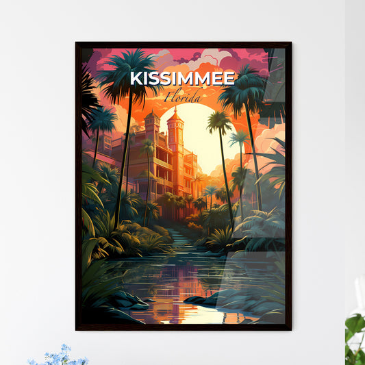 Kissimmee, Florida, A Poster of a building surrounded by palm trees Default Title
