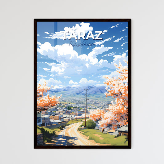 Taraz, Kazakhstan, A Poster of a lively and colourful cityscape Default Title