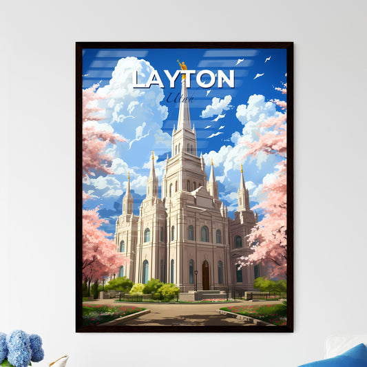 Layton, Utah, A Poster of a lively and colourful cityscape Default Title