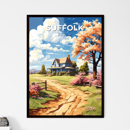 Suffolk, Virginia, A Poster of a house on a dirt road Default Title