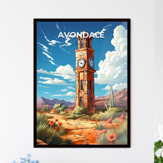Avondale, Arizona, A Poster of a clock tower in the desert Default Title