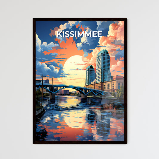 Kissimmee, Florida, A Poster of a bridge over a river with a bridge over it Default Title