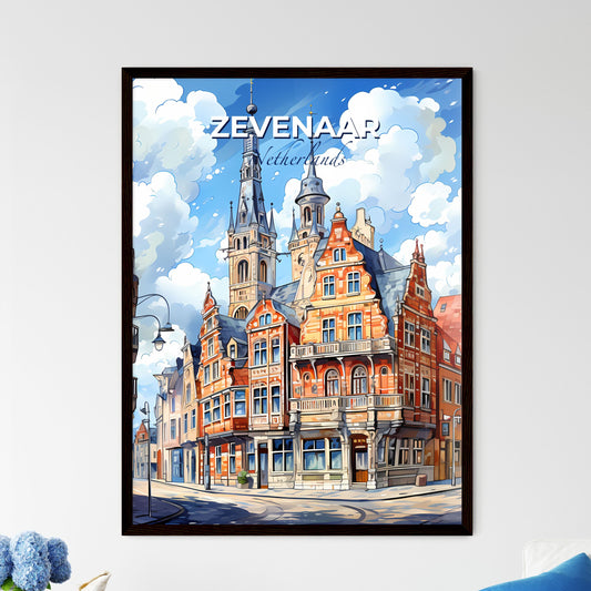 Zevenaar, Netherlands, A Poster of a building with towers and a street in the background Default Title