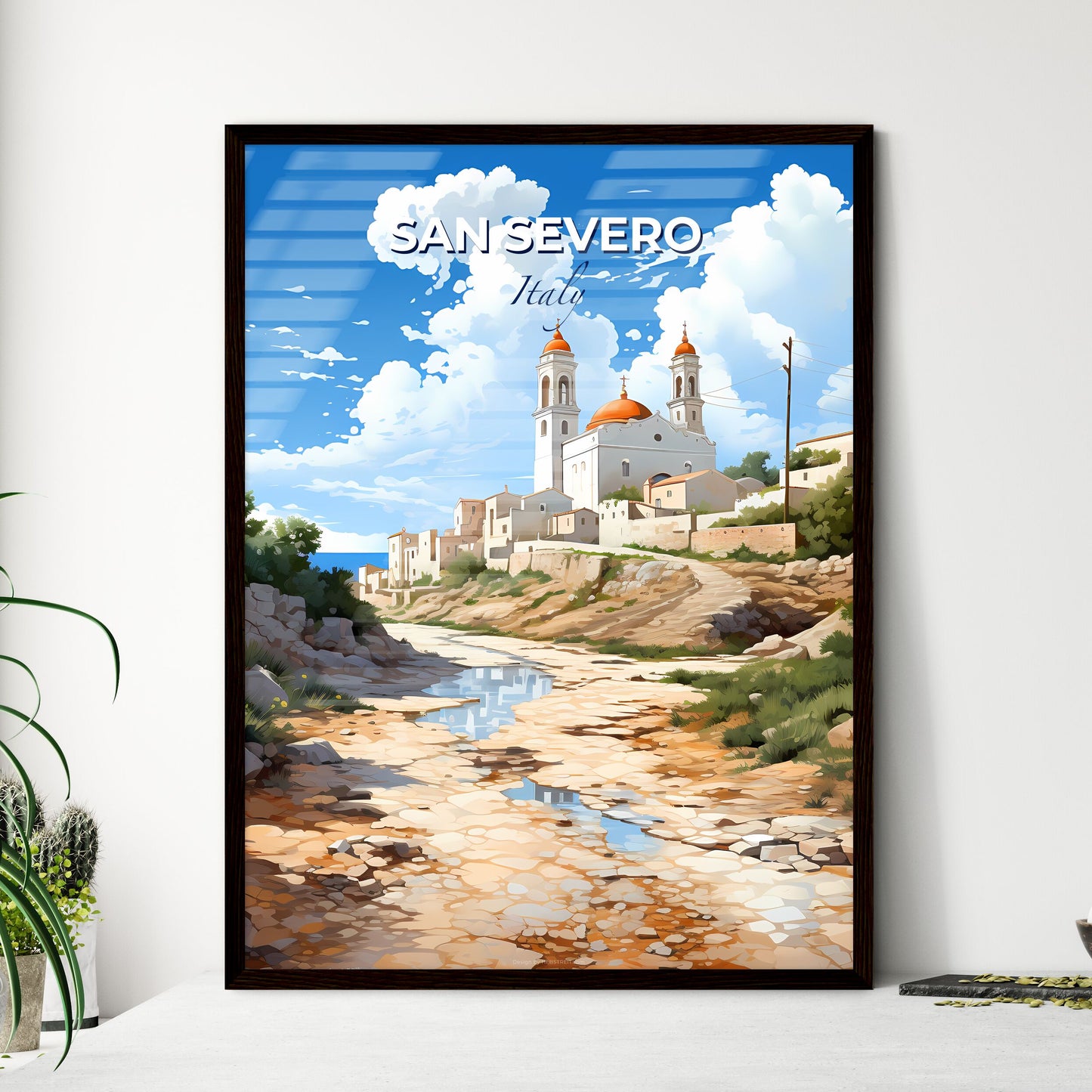 San Severo, Italy, A Poster of a road leading to a building Default Title