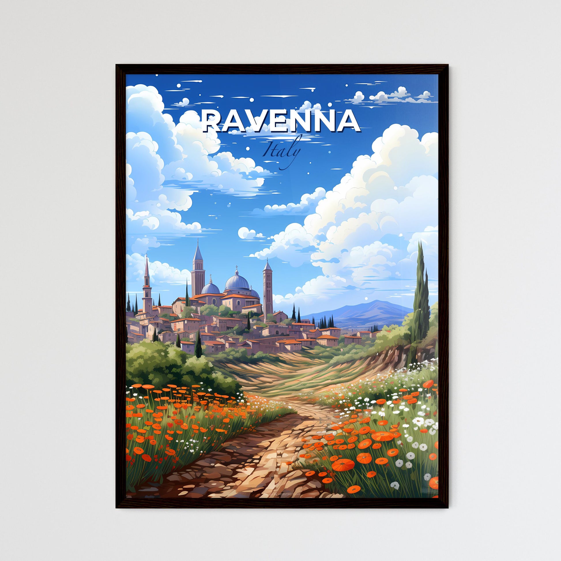 Ravenna, Italy, A Poster of a road leading to a town Default Title
