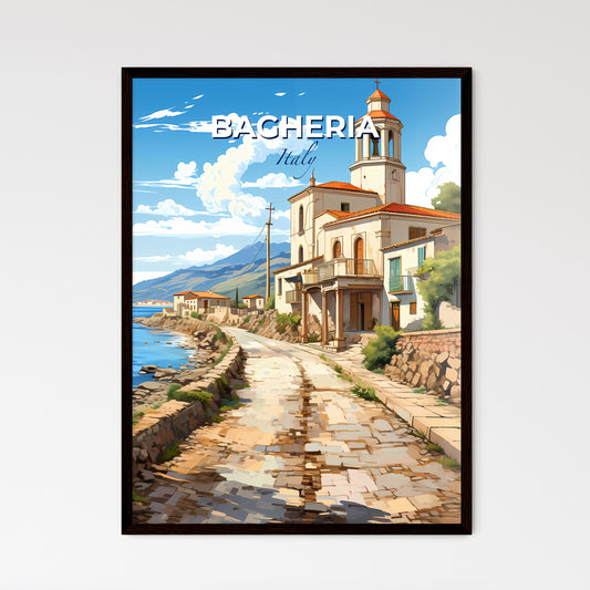 Bagheria, Italy, A Poster of a road leading to a building Default Title