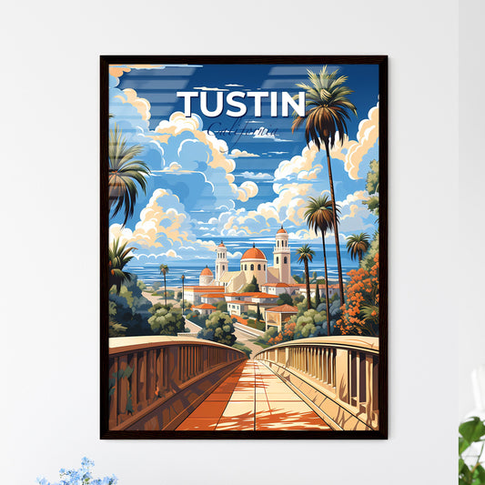 Tustin, California, A Poster of a bridge leading to a building Default Title
