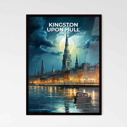 Kingston Upon Hull, Yorkshire and the Humber, A Poster of a boat on the water Default Title