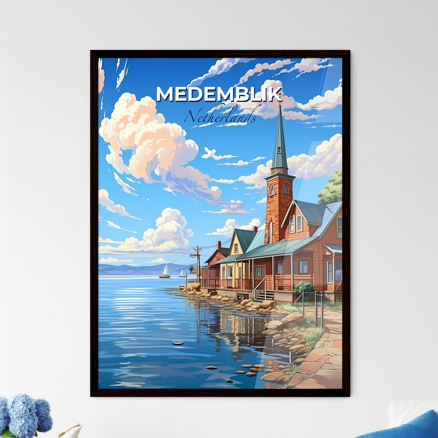 Medemblik, Netherlands, A Poster of a building next to a body of water Default Title