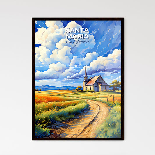 Santa Maria, California, A Poster of a painting of a house in a field Default Title