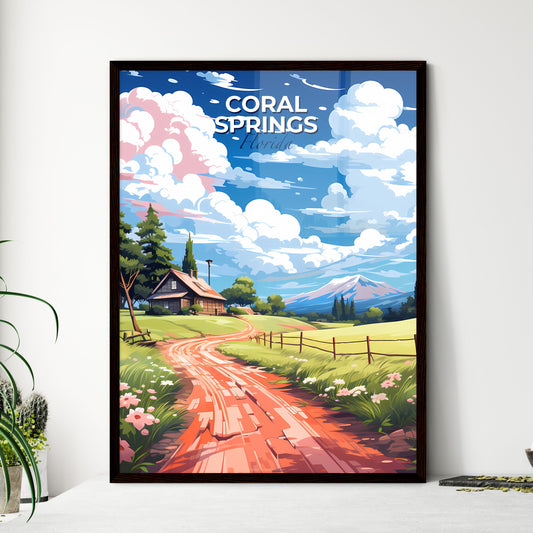 Coral Springs, Florida, A Poster of a house on a dirt road Default Title