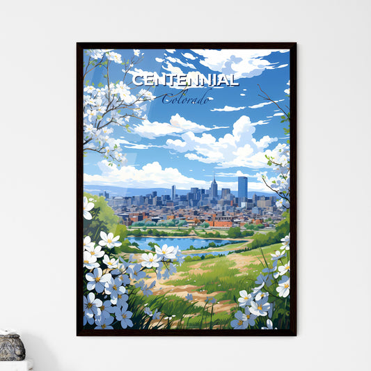 Centennial, Colorado, A Poster of a view of a city from a hill Default Title