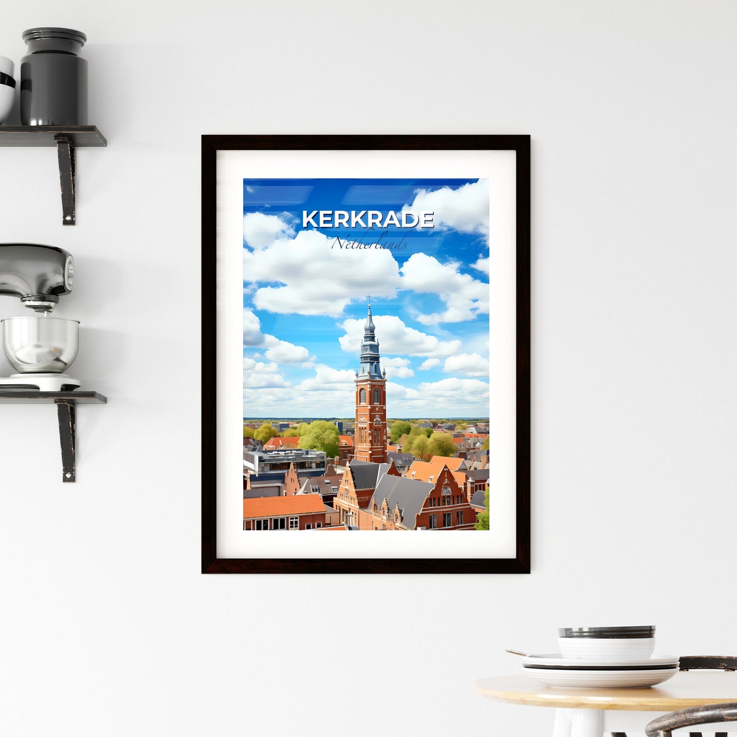 Kerkrade, Netherlands, A Poster of a tower in a city Default Title