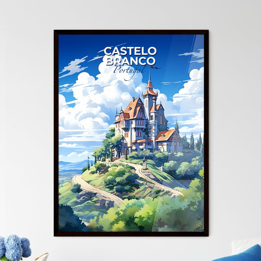 Castelo Branco, Portugal, A Poster of a castle on a hill Default Title