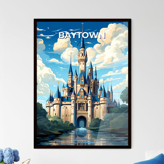 Baytown, Texas, A Poster of a castle with trees and clouds Default Title