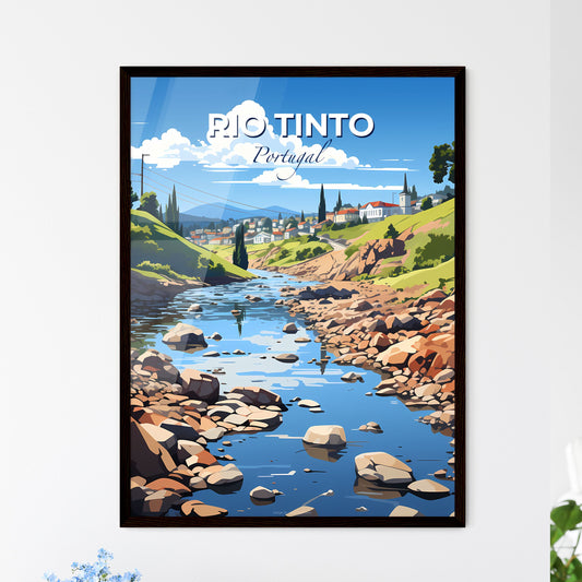 Rio Tinto, Portugal, A Poster of a river running through a valley Default Title