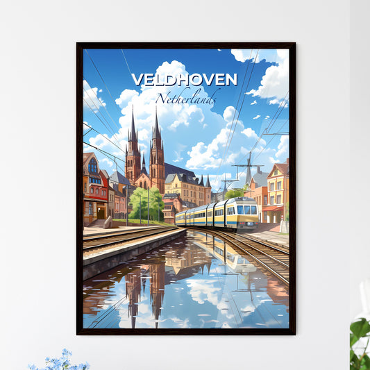 Veldhoven, Netherlands, A Poster of a train on the tracks Default Title
